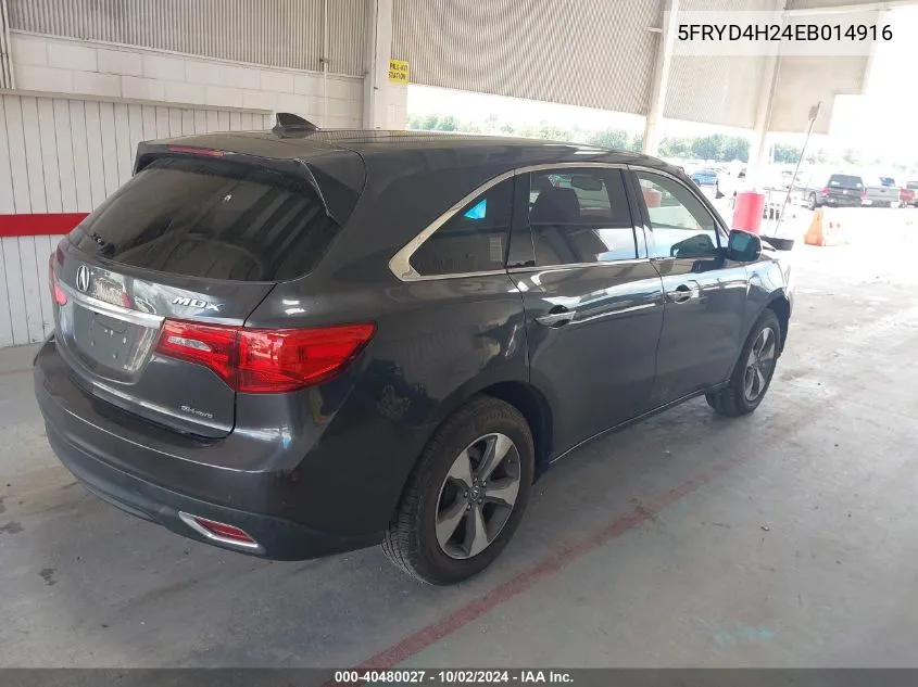 5FRYD4H24EB014916 2014 Acura Mdx