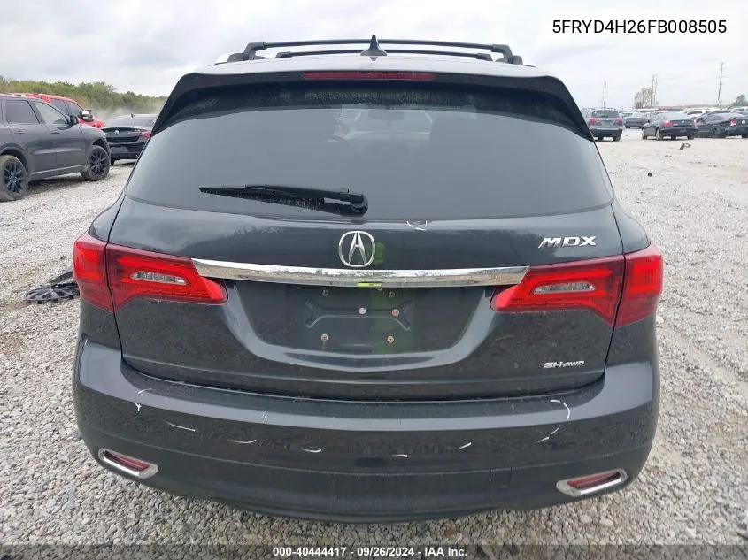 5FRYD4H26FB008505 2015 Acura Mdx