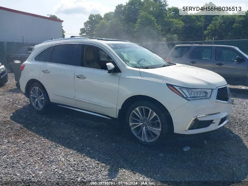 2017 Acura Mdx Technology Package VIN: 5FRYD4H56HB036513 Lot: 39795751