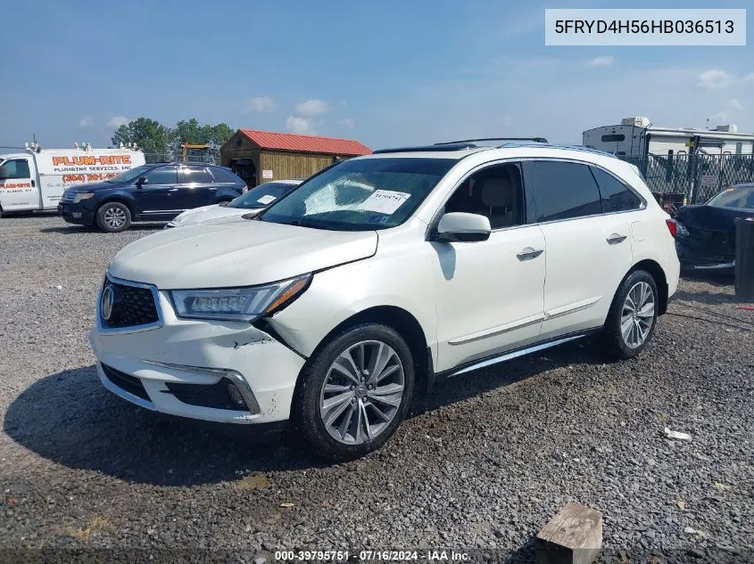 5FRYD4H56HB036513 2017 Acura Mdx Technology Package