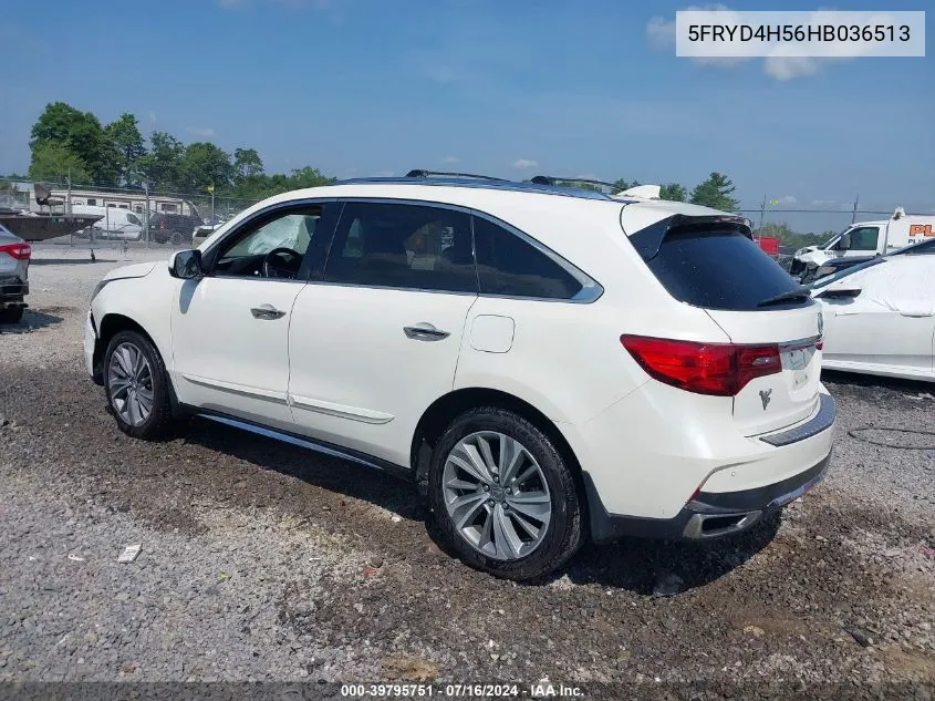 5FRYD4H56HB036513 2017 Acura Mdx Technology Package