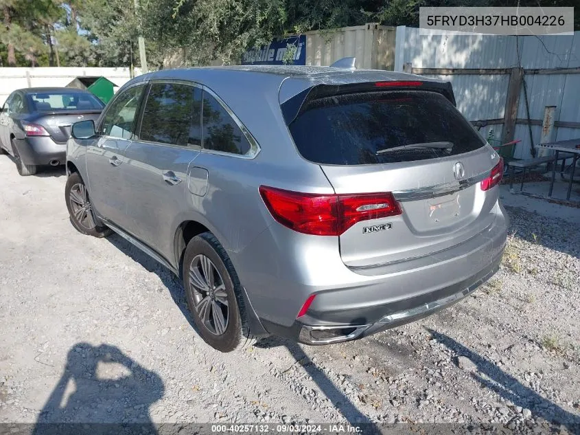 5FRYD3H37HB004226 2017 Acura Mdx