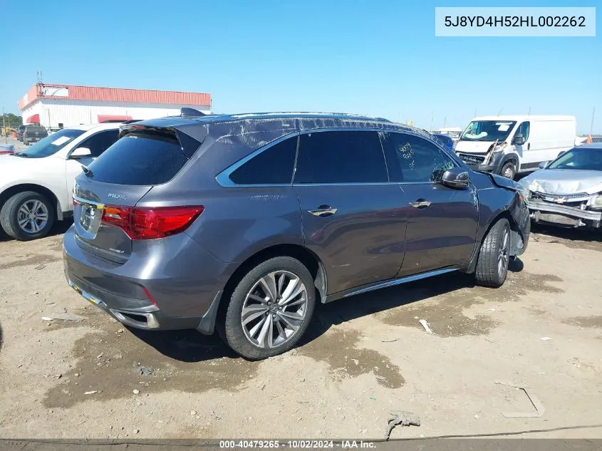 5J8YD4H52HL002262 2017 Acura Mdx Technology Package