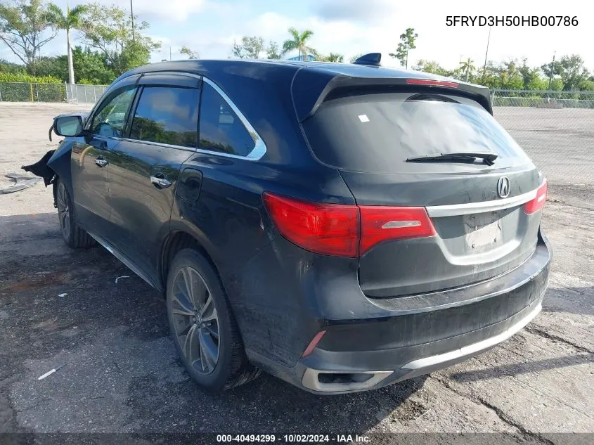 5FRYD3H50HB00786 2017 Acura Mdx Technology