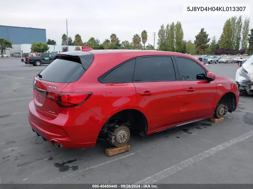 5J8YD4H04KL013307 2019 Acura Mdx