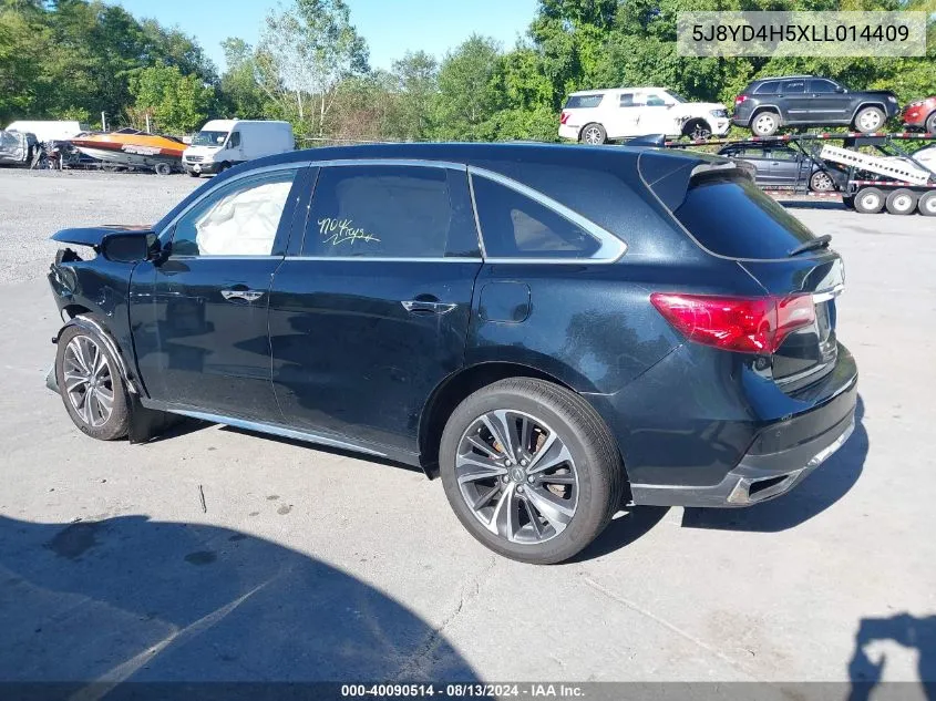 5J8YD4H5XLL014409 2020 Acura Mdx Technology