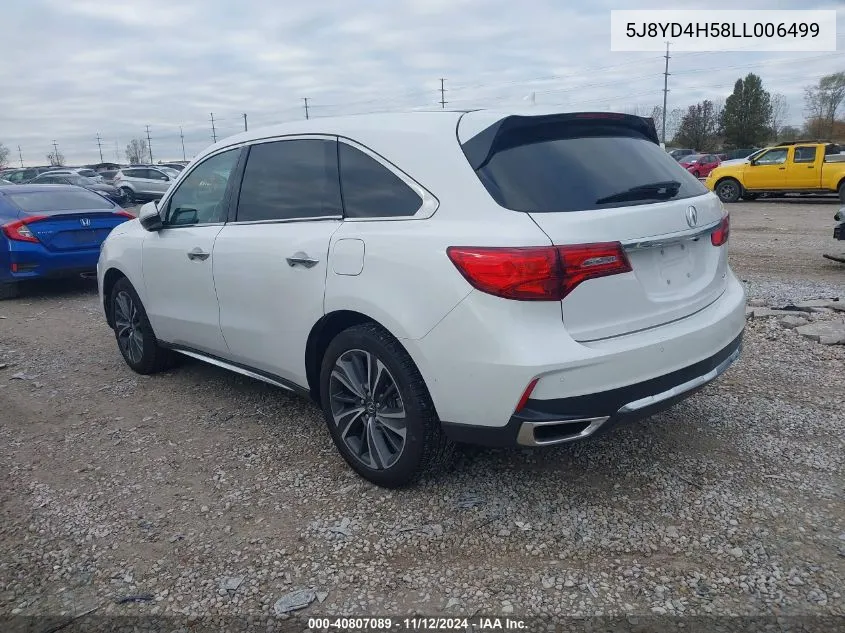 5J8YD4H58LL006499 2020 Acura Mdx Technology Package