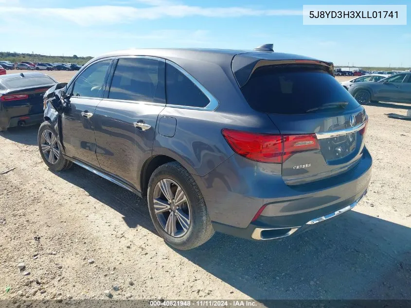 5J8YD3H3XLL01741 2020 Acura Mdx Standard