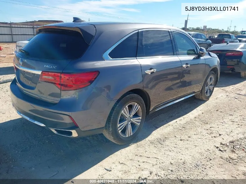 5J8YD3H3XLL01741 2020 Acura Mdx Standard