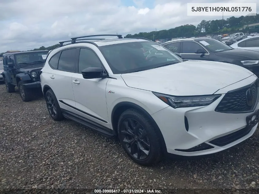 5J8YE1H09NL051776 2022 Acura Mdx A-Spec Package