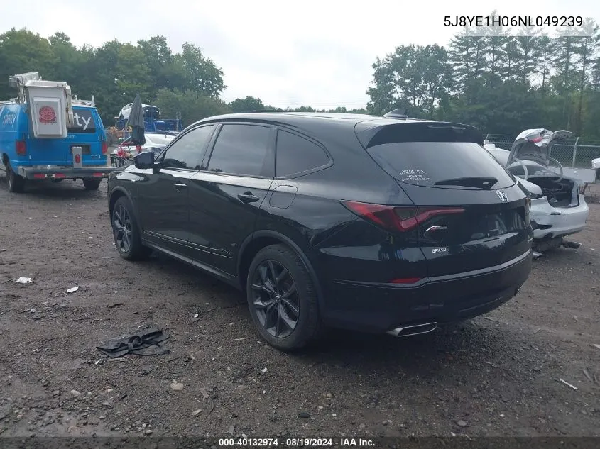 5J8YE1H06NL049239 2022 Acura Mdx A-Spec Package