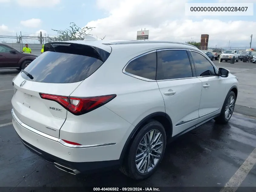 00000000000028407 2022 Acura Mdx Advance Package