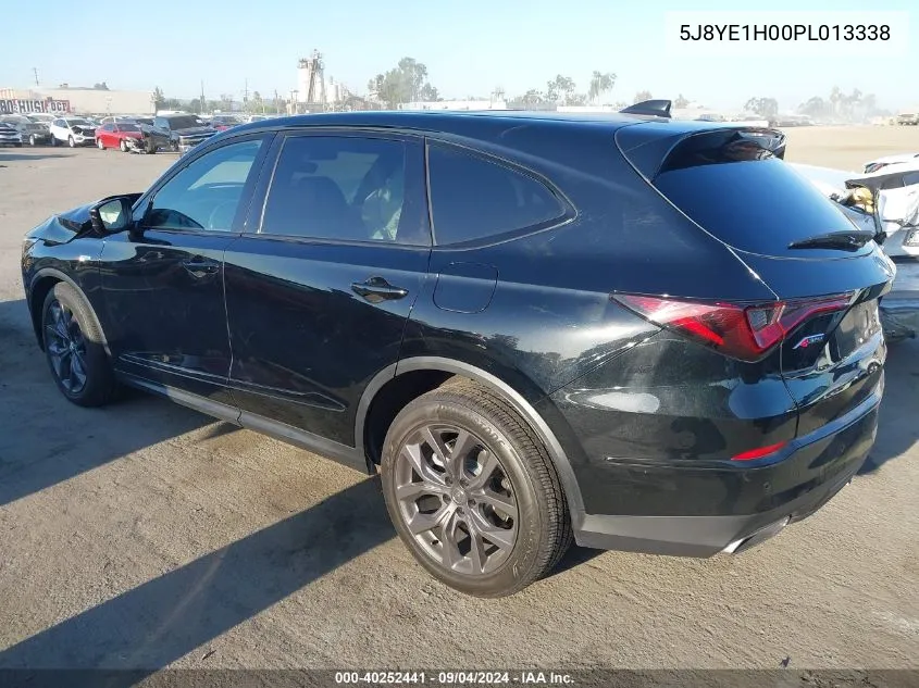 2023 Acura Mdx A-Spec VIN: 5J8YE1H00PL013338 Lot: 40252441