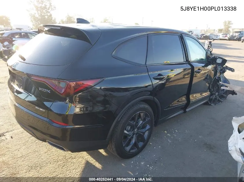 2023 Acura Mdx A-Spec VIN: 5J8YE1H00PL013338 Lot: 40252441