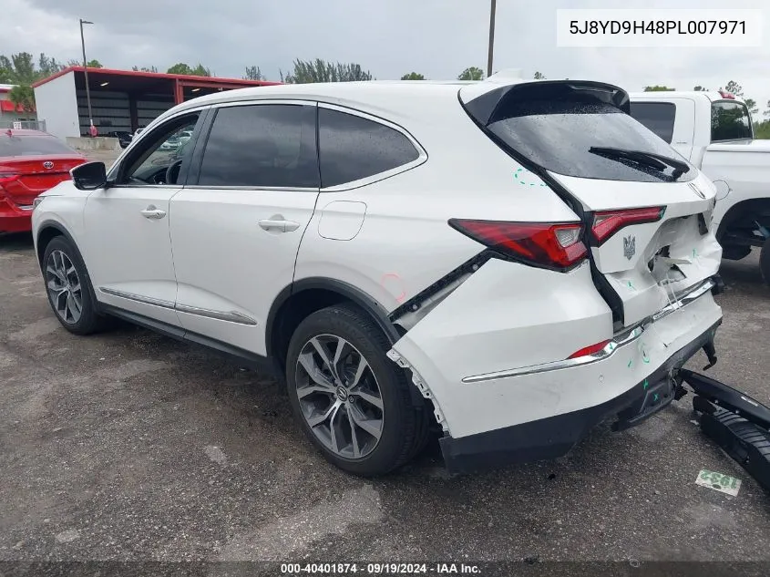 5J8YD9H48PL007971 2023 Acura Mdx Technology Package