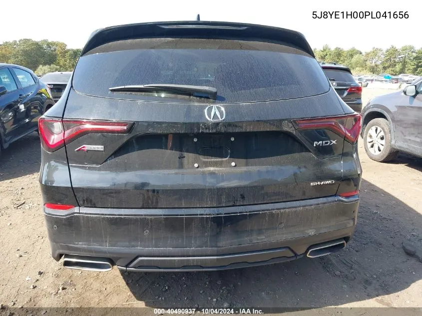 2023 Acura Mdx A-Spec VIN: 5J8YE1H00PL041656 Lot: 40490937