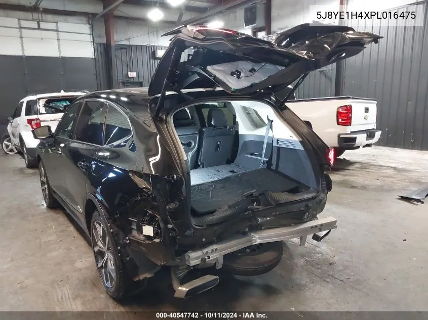 2023 Acura Mdx Technology Package VIN: 5J8YE1H4XPL016475 Lot: 40547742