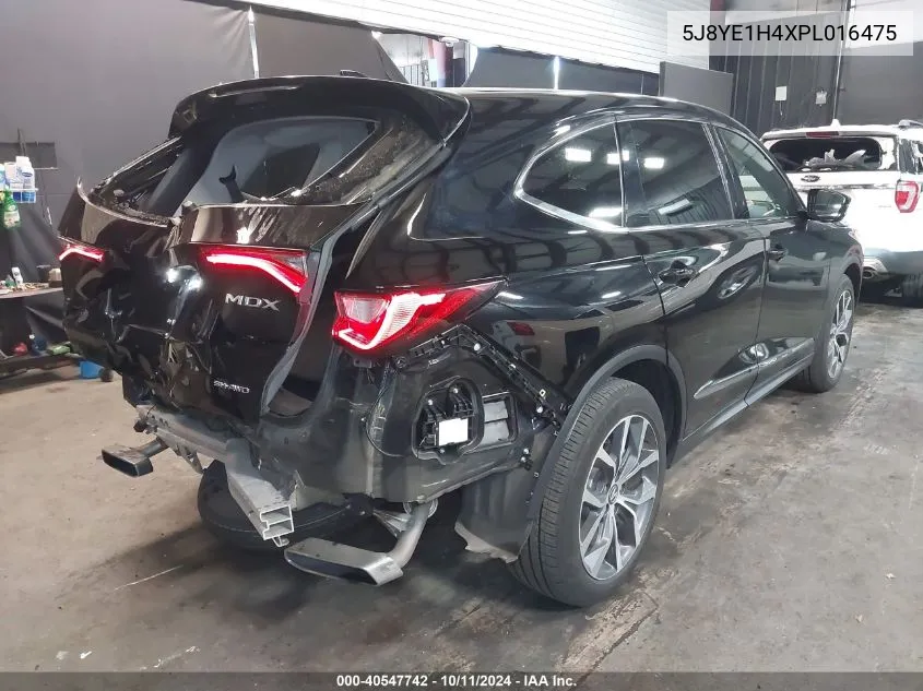 2023 Acura Mdx Technology Package VIN: 5J8YE1H4XPL016475 Lot: 40547742