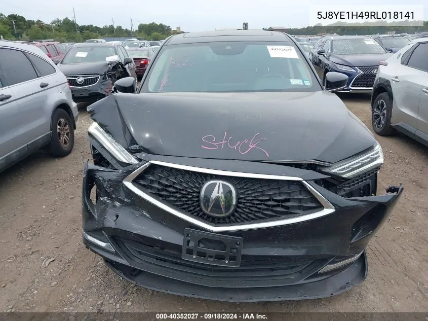 2024 Acura Mdx Technology Package VIN: 5J8YE1H49RL018141 Lot: 40352027