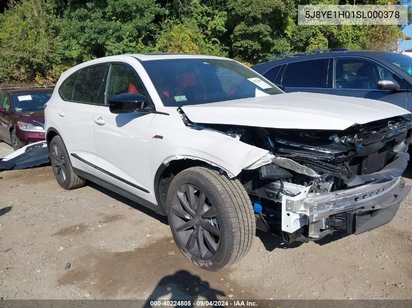 5J8YE1H01SL000378 2025 Acura Mdx A-Spec