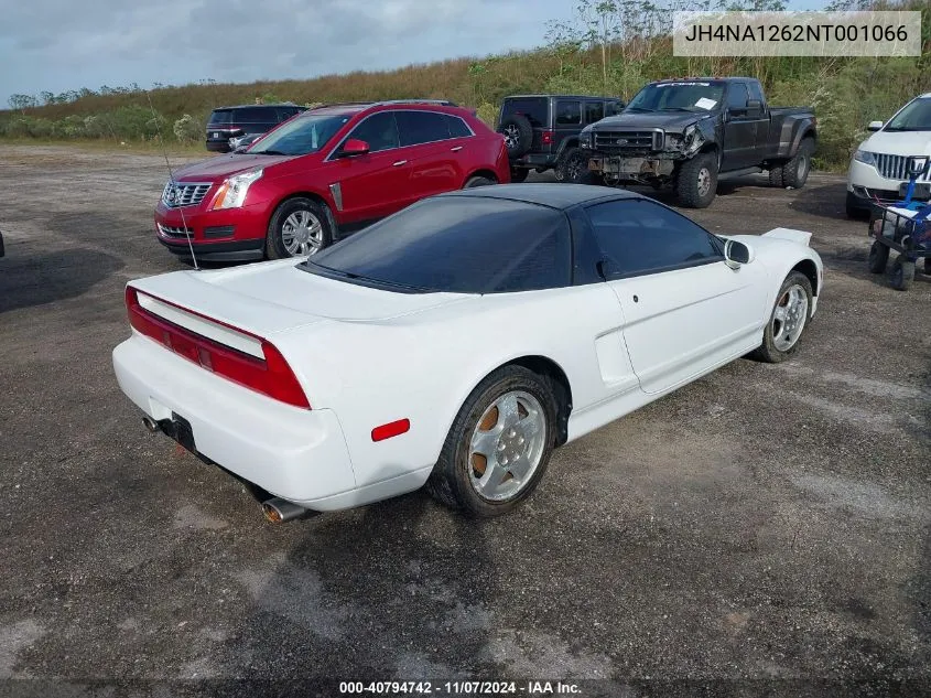 1992 Acura Nsx VIN: JH4NA1262NT001066 Lot: 40794742