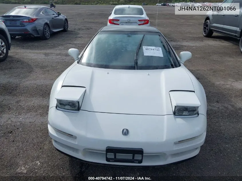 1992 Acura Nsx VIN: JH4NA1262NT001066 Lot: 40794742