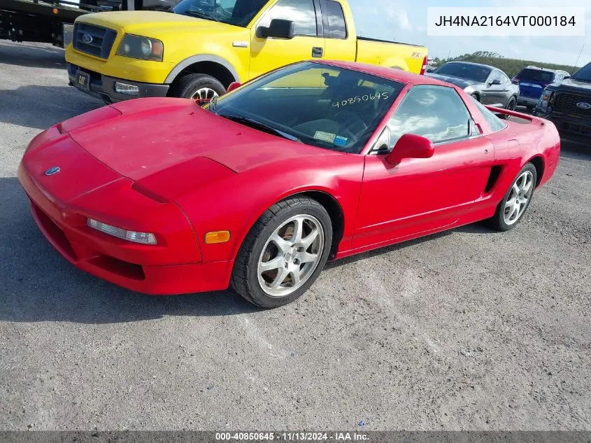 1997 Acura Nsx-T VIN: JH4NA2164VT000184 Lot: 40850645