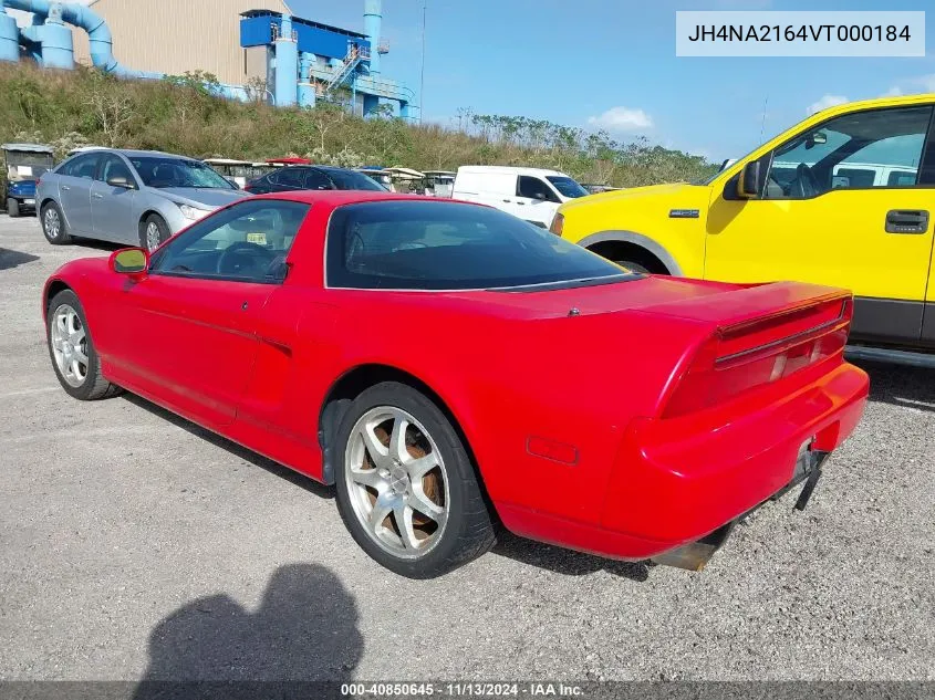 1997 Acura Nsx-T VIN: JH4NA2164VT000184 Lot: 40850645