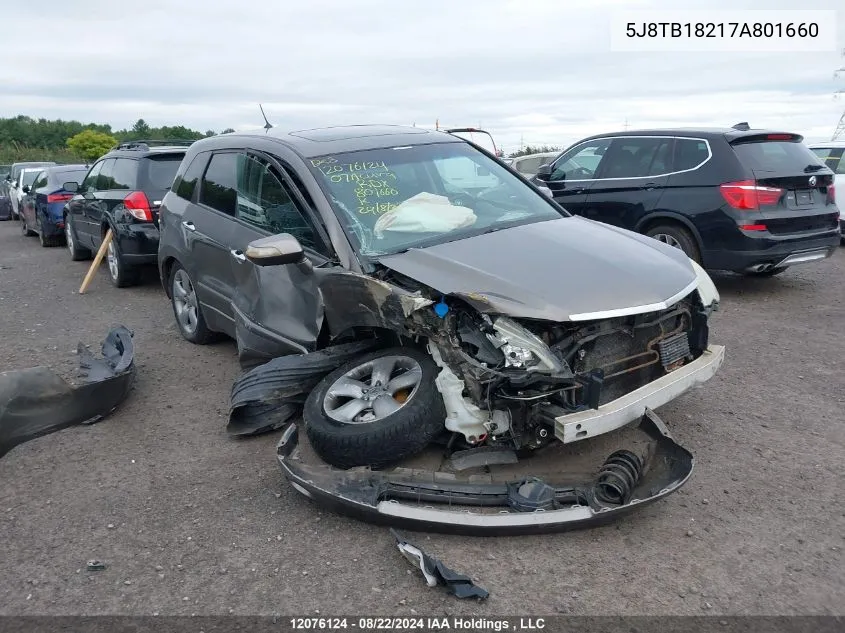 5J8TB18217A801660 2007 Acura Rdx