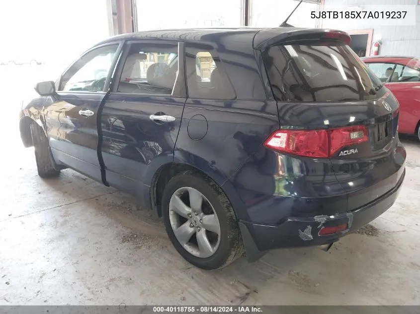 5J8TB185X7A019237 2007 Acura Rdx