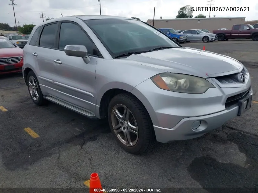 5J8TB18267A002621 2007 Acura Rdx