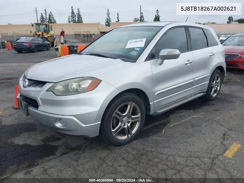 5J8TB18267A002621 2007 Acura Rdx