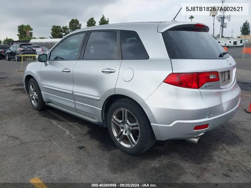 5J8TB18267A002621 2007 Acura Rdx