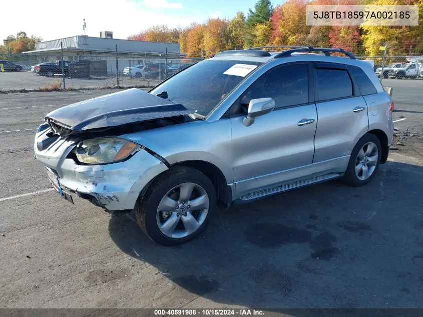 2007 Acura Rdx VIN: 5J8TB18597A002185 Lot: 40591988