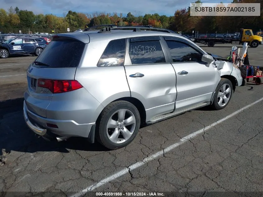 2007 Acura Rdx VIN: 5J8TB18597A002185 Lot: 40591988