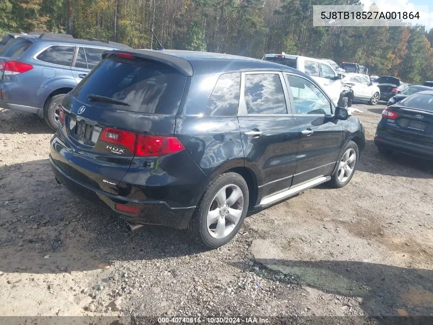 5J8TB18527A001864 2007 Acura Rdx