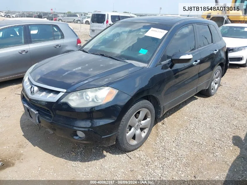 2008 Acura Rdx VIN: 5J8TB18548A013015 Lot: 40062397