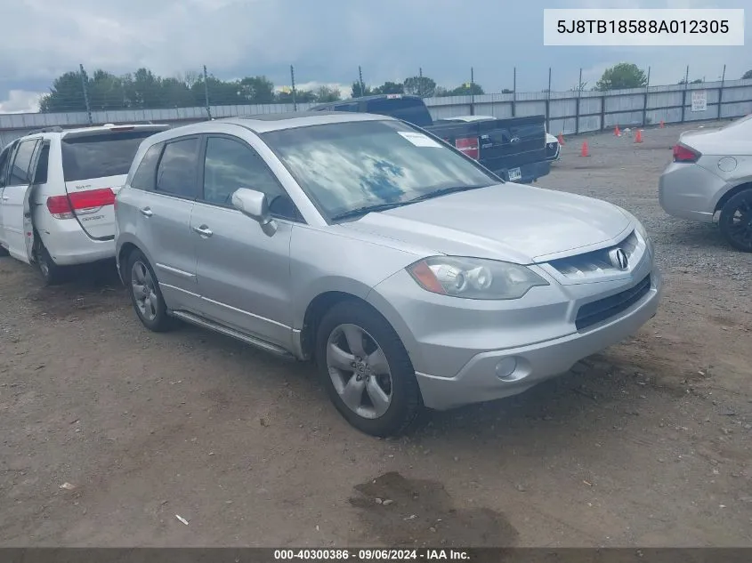 5J8TB18588A012305 2008 Acura Rdx