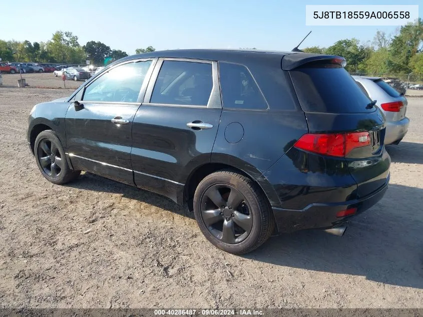 2009 Acura Rdx Technology VIN: 5J8TB18559A006558 Lot: 40286487