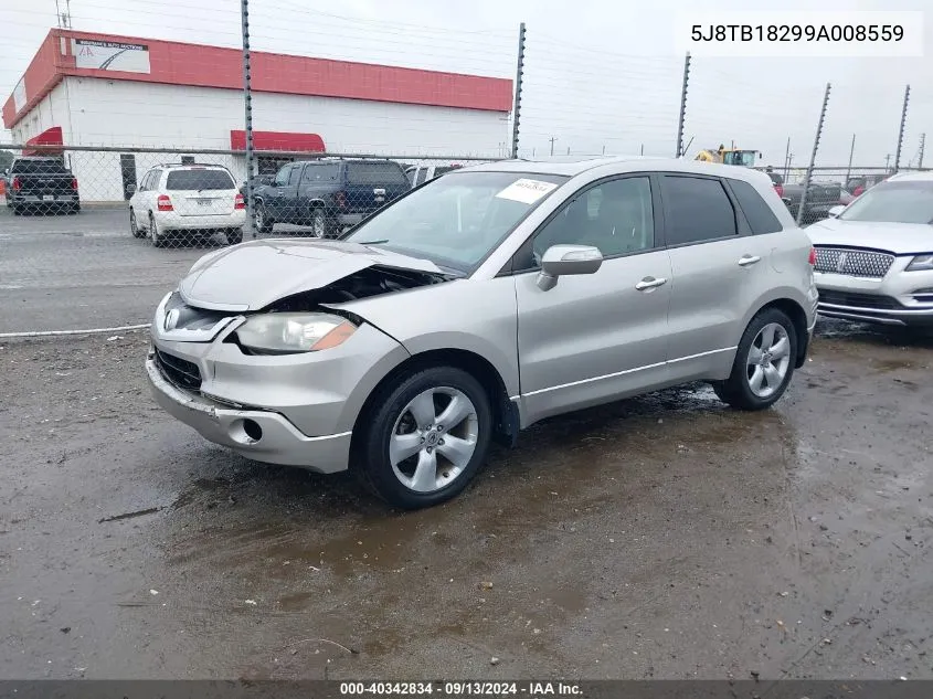 5J8TB18299A008559 2009 Acura Rdx