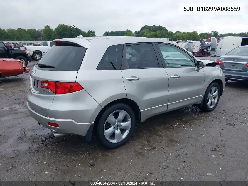 5J8TB18299A008559 2009 Acura Rdx