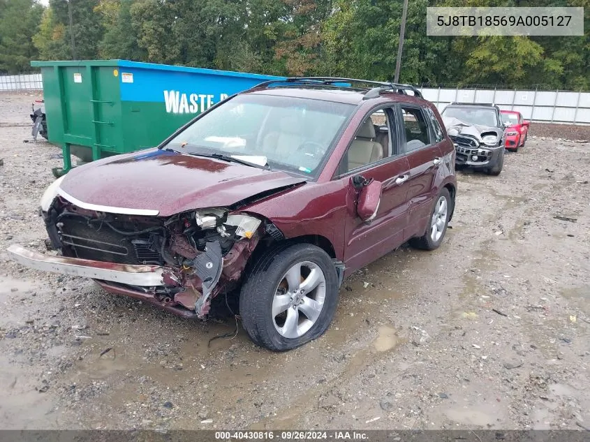 5J8TB18569A005127 2009 Acura Rdx