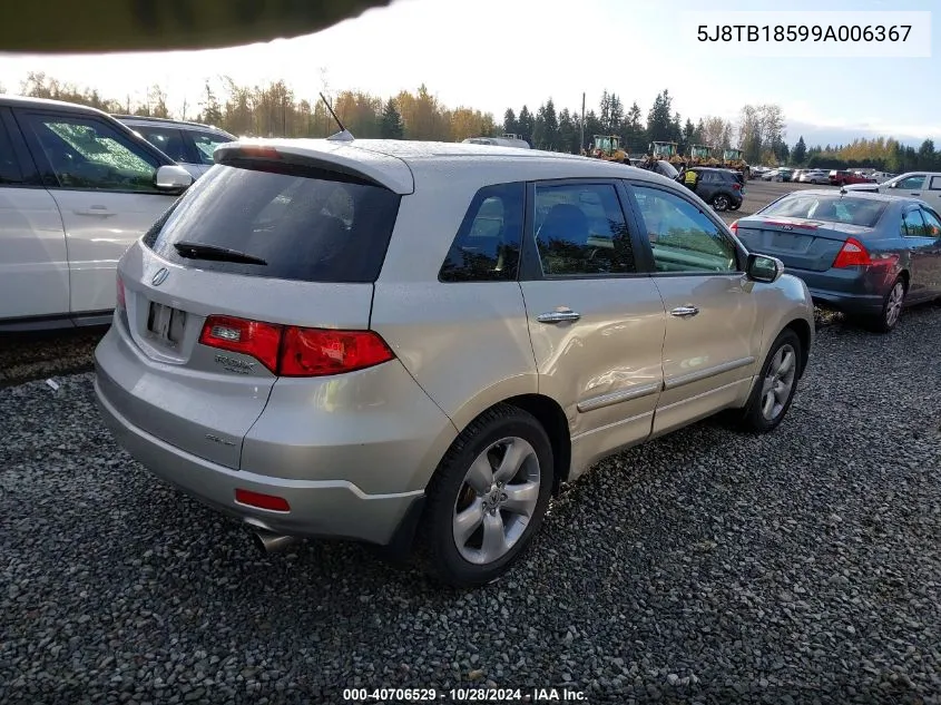 5J8TB18599A006367 2009 Acura Rdx