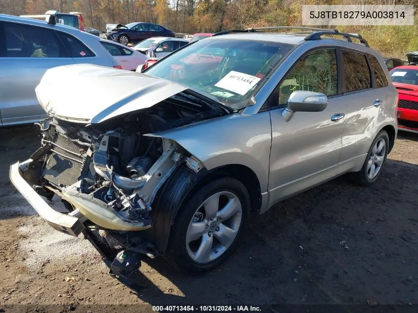 2009 Acura Rdx VIN: 5J8TB18279A003814 Lot: 40713454