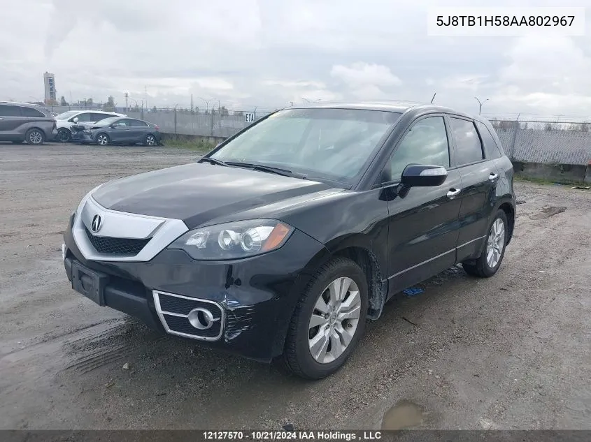 5J8TB1H58AA802967 2010 Acura Rdx