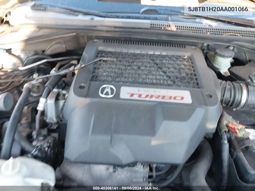 5J8TB1H20AA001066 2010 Acura Rdx