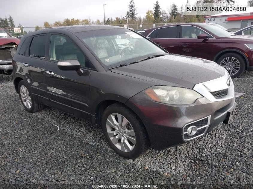 2010 Acura Rdx Technology VIN: 5J8TB2H58AA004880 Lot: 40692428