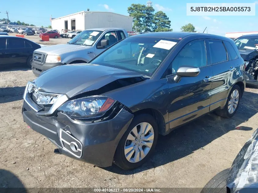 5J8TB2H25BA005573 2011 Acura Rdx