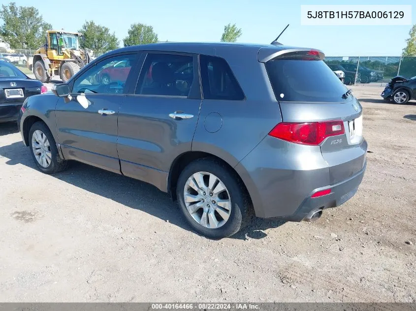 5J8TB1H57BA006129 2011 Acura Rdx