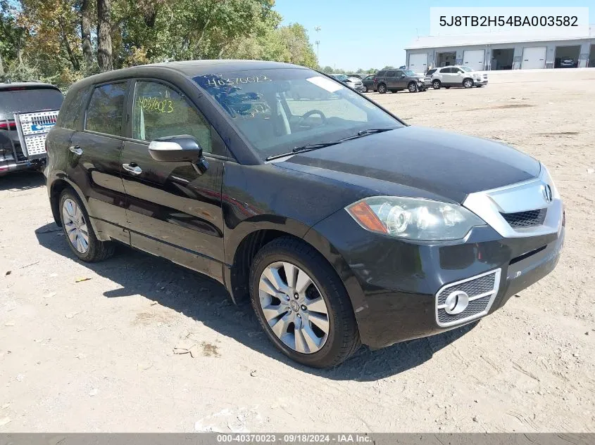 5J8TB2H54BA003582 2011 Acura Rdx